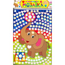 Слоненя. Блискуча мозаїка.