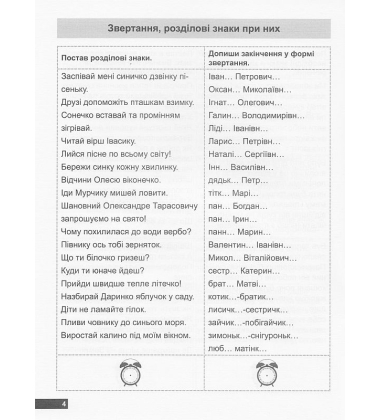 Вправи з української мови 3 клас
