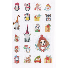 Christmas sticker book. Ялинка