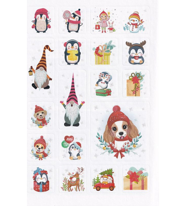 Christmas sticker book. Ялинка
