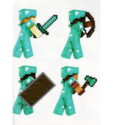 Стікербук Нижній світ і Край. Minecraft