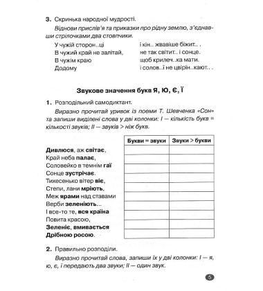 Українська мова. 5 клас. Теорія. Практика
