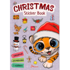 Christmas sticker book. Завдання. Розмальовки. Наліпки