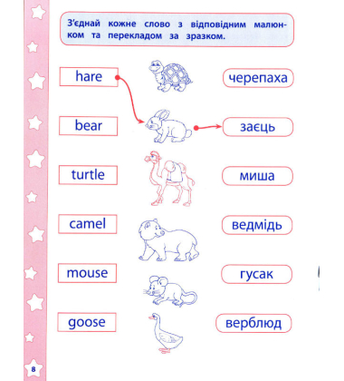 English. Тварини, іграшки