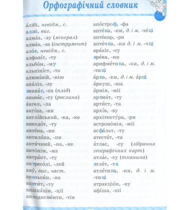 Словник 6 в одному