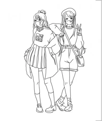 #girls#fashion#manga