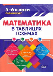 Математика в таблицях і схемах. 5-6 класи