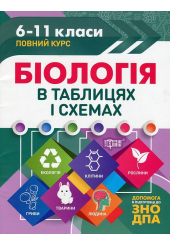 Біологія в таблицях і схемах. 6-11 класи. Допомога в підготовці до ЗНО ДПА