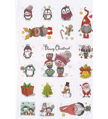 Christmas sticker book. Колядки