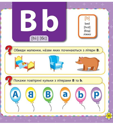 Букварик-словничок англійської мови