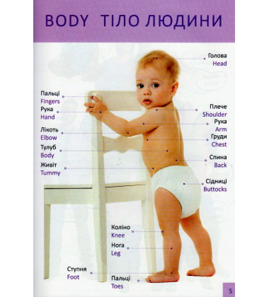 Перша книга малюка. Bebes furst book