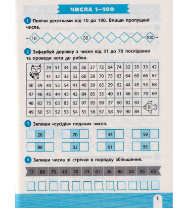 Тренажер-навчалочка 2 клас