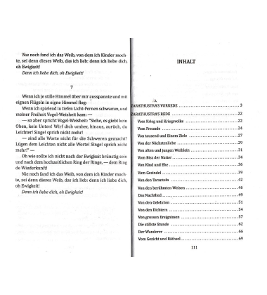 Also sprach Zarathustra. Ein Buch für Alle und Keinen