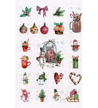 Christmas sticker book. Щедрівочка
