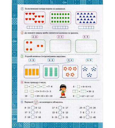 Я вивчаю таблицю множення. 2 клас