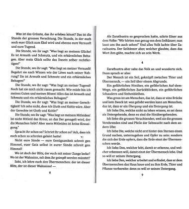 Also sprach Zarathustra. Ein Buch für Alle und Keinen