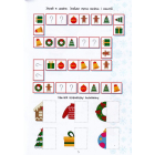 Christmas sticker book. Лист до святого Миколая