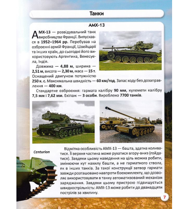 Світ навколо нас. Танки та бойові броньовані машини